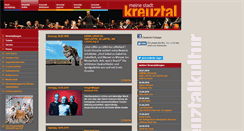 Desktop Screenshot of kreuztal-kultur.de
